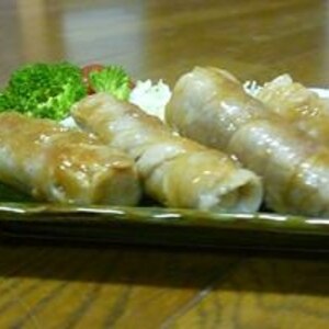 旨みがジュワ～☆高野豆腐のヘルシー肉巻き